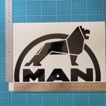 M A N Logo mit Löwe